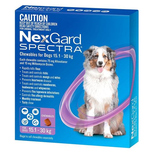 Nexgard Spectra - 大型犬(15-30kg) - PetMo