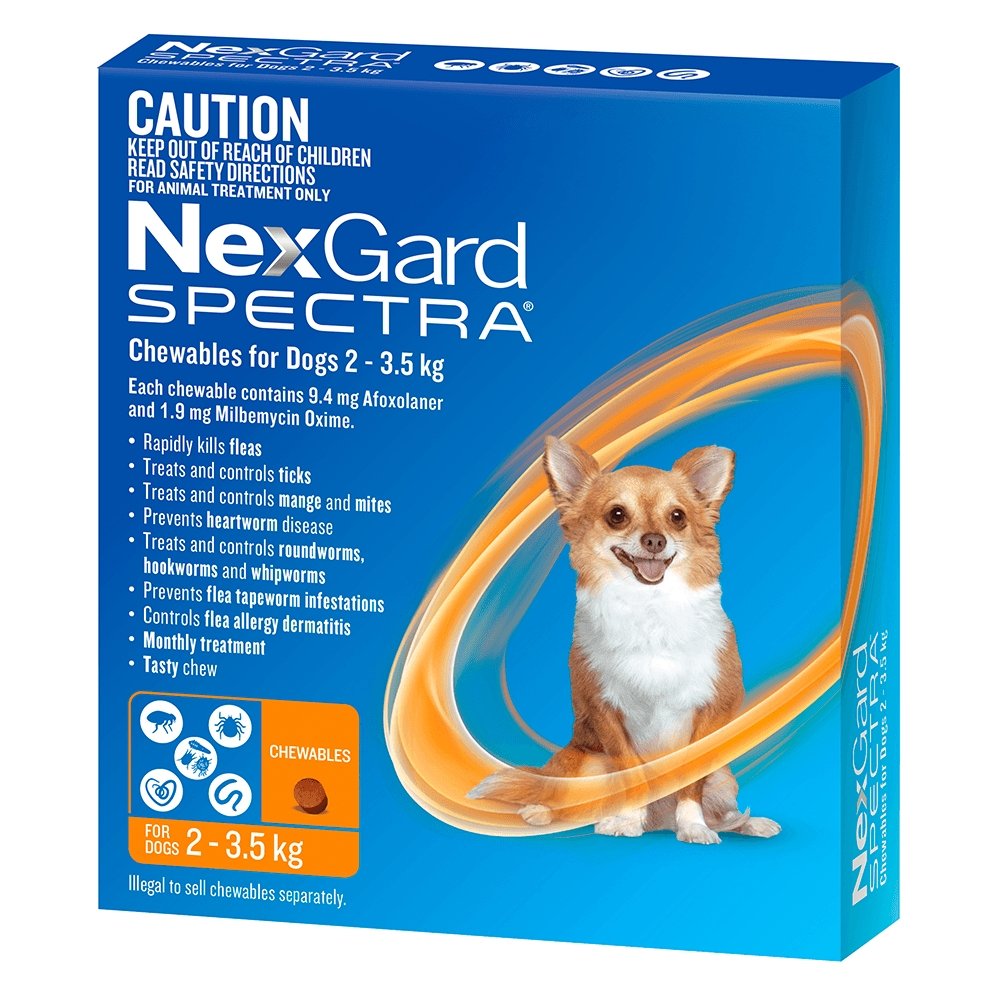 Nexgard Spectra - 迷你型犬(2-3.5kg ) - PetMo