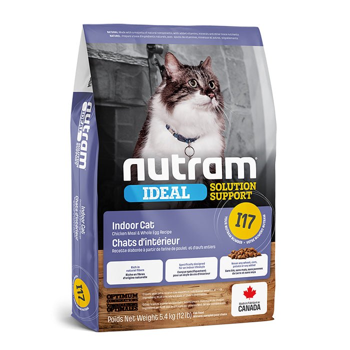 Nutram紐頓室內化毛貓糧I17 - 燕麥雞肉 - PetMo