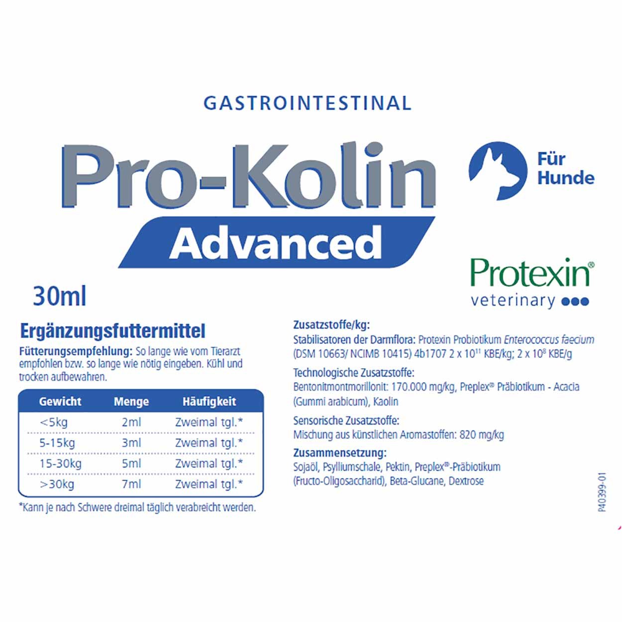 Protexin Pro-Kolin Advanced益生菌止瀉劑 - 犬用 - PetMo