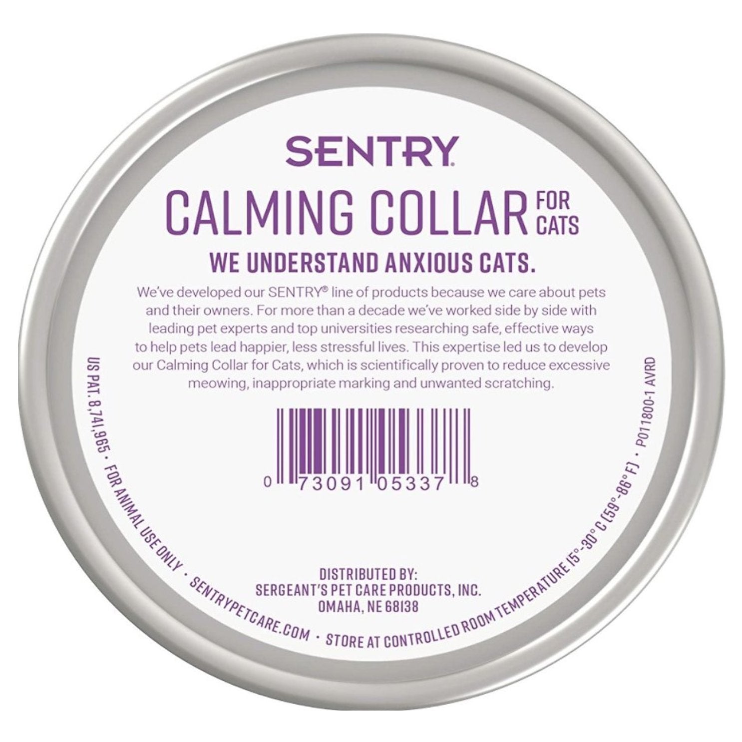 Sentry Calming Collar情緒頸圈 - 貓用 - PetMo