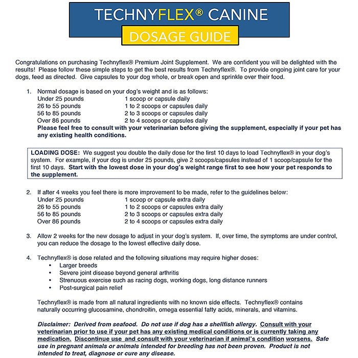 Technyflex Canine Powder治療關節炎補充粉 - 犬用 - PetMo